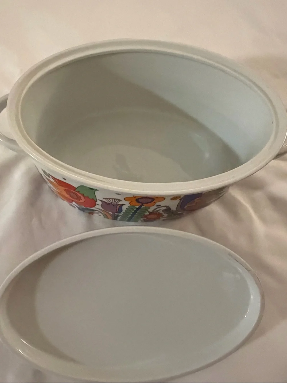 Vintage Royal Crown Paradise Japan Ovenware Set Birds Flowers MCM 9 Pc Lot